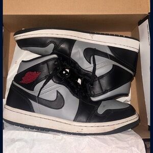 Jordan Black and White Sneakers